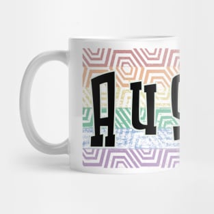 LGBTQ PATTERN AMERICA AUSTIN Mug